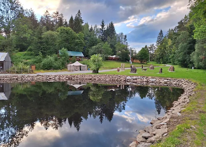 Maringotka Lesni Mlyn Campingplatz